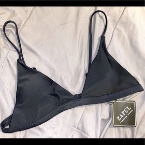 ZAFUL Black triangle bikini top